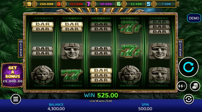 Mayan Madness - uitbetaling in het basisspel